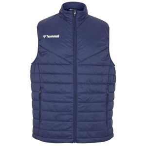 Hummel Mens Quilted Logo Vest / Navy